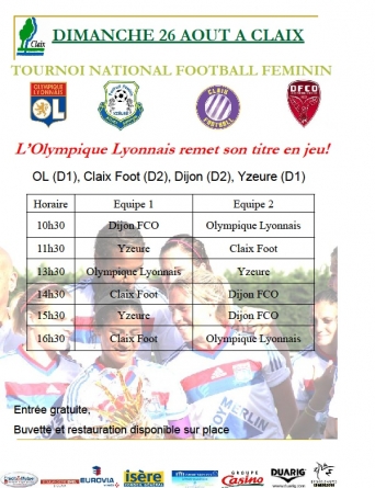 Affiche du tournoi de Claix